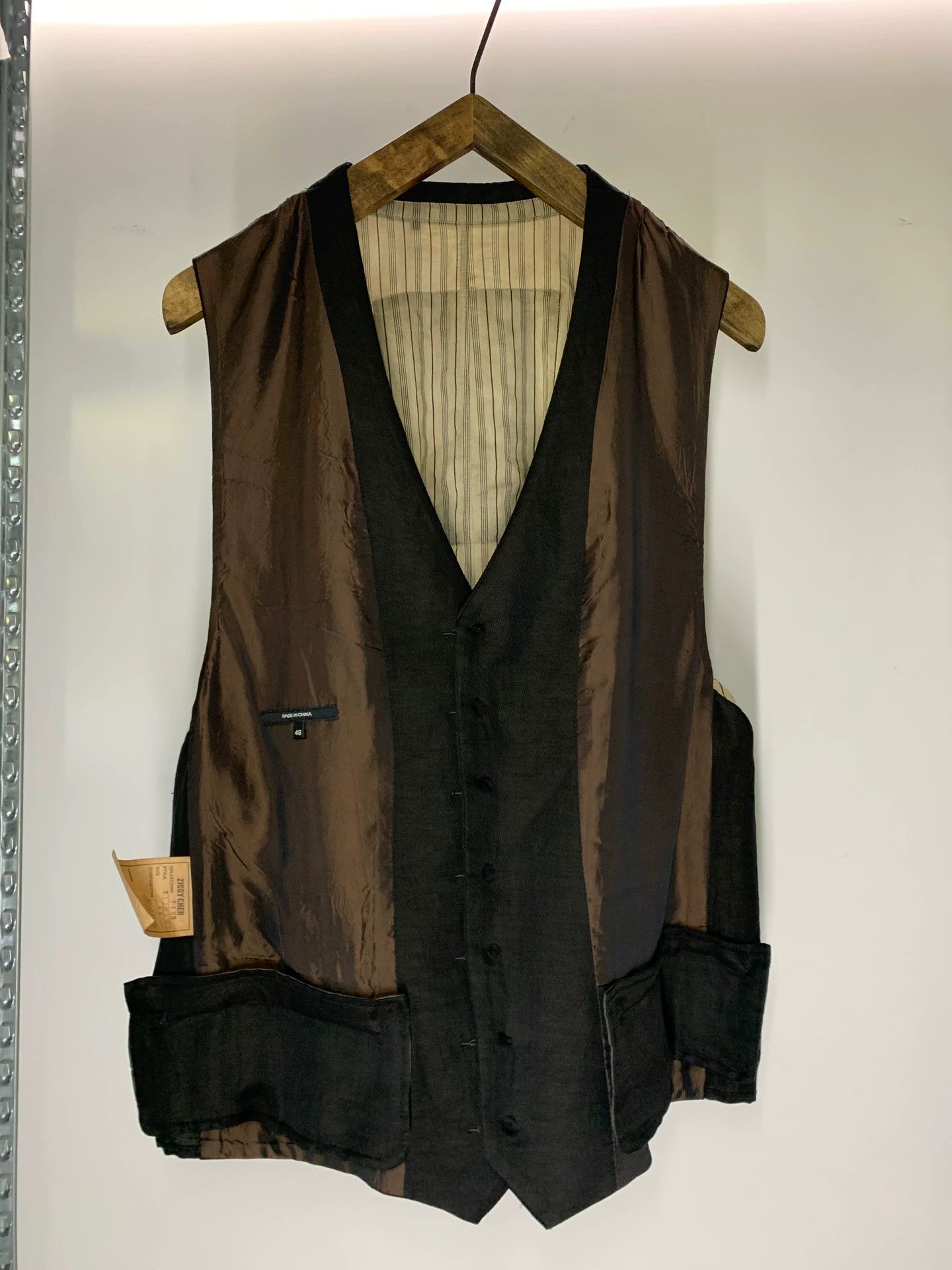 Ziggy Chen Ziggy Chen 21SS Vest Size 48 Size US M / EU 48-50 / 2 - 8 Thumbnail