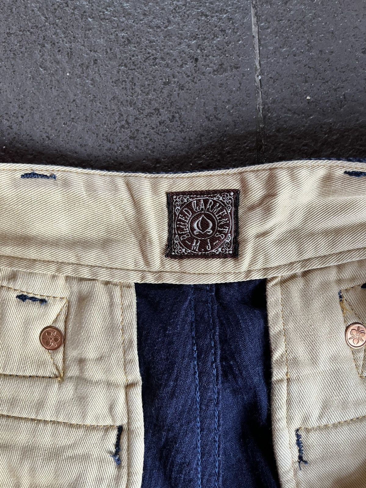 Momotaro Jeans Momotaro Corduroy Wooven Herringbone Cinch Strap Waist Size US 28 / EU 44 - 14 Thumbnail