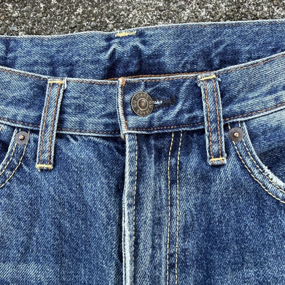 Jean VINTAGE GU DENIM STRAIGHT FADED RIPPEP JEAN PANTS Size US 30 / EU 46 - 7 Thumbnail