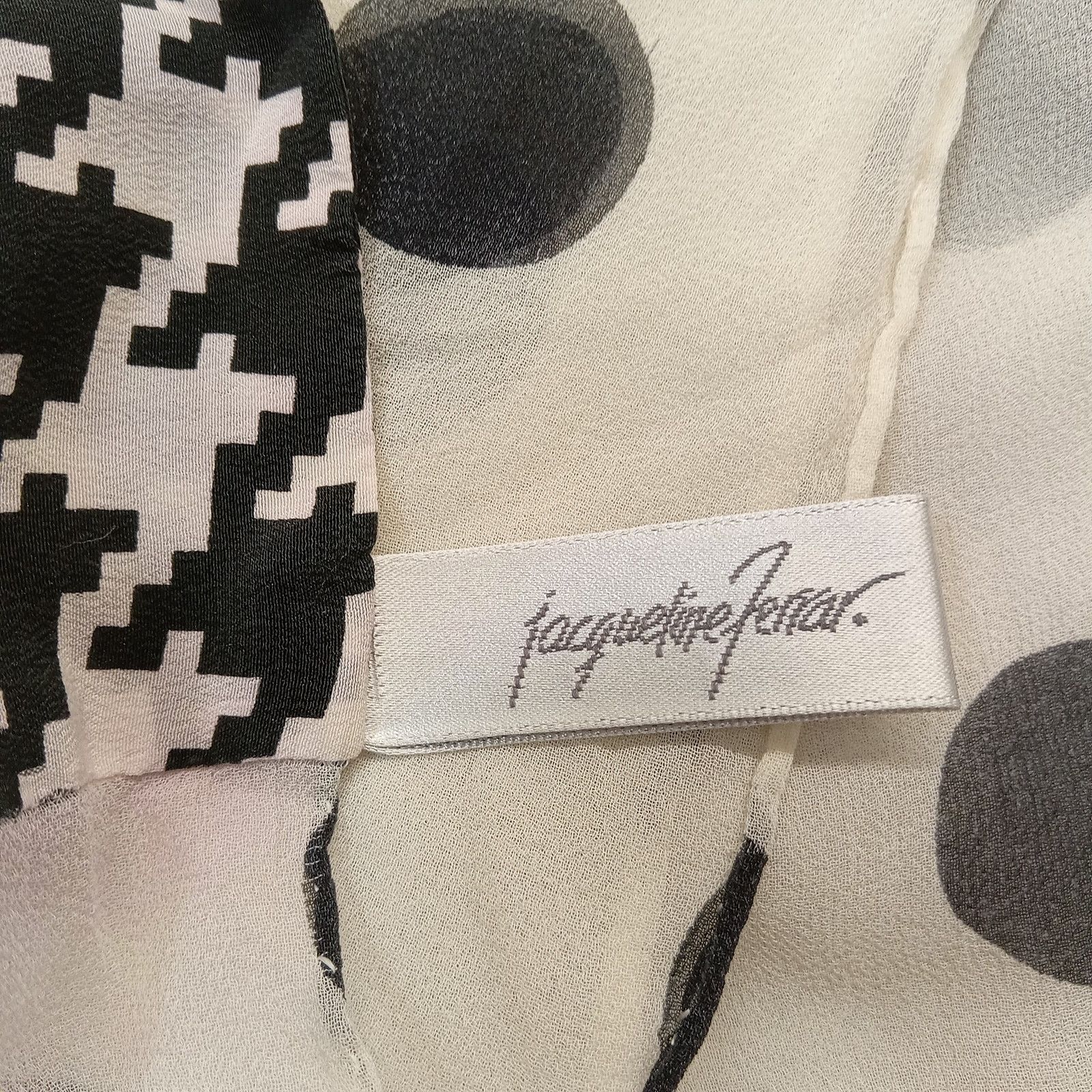 & Other Stories Jacqueline Ferrar Woman's Scarf 11in. X 50in. Silk Black Size ONE SIZE - 3 Thumbnail