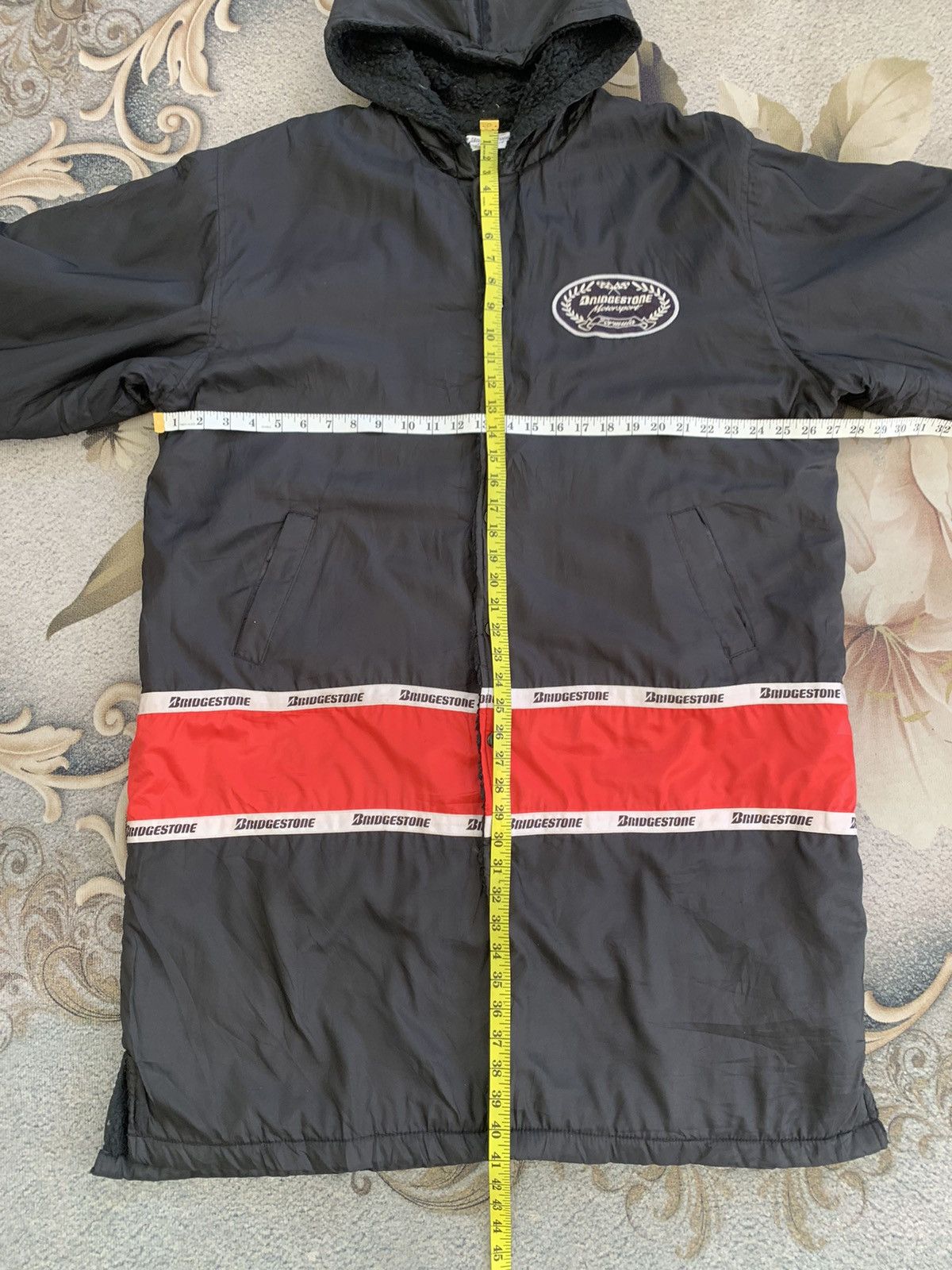 Japanese Brand Bridgestone Motorsport Long Jacket Hooded Size US L / EU 52-54 / 3 - 12 Thumbnail