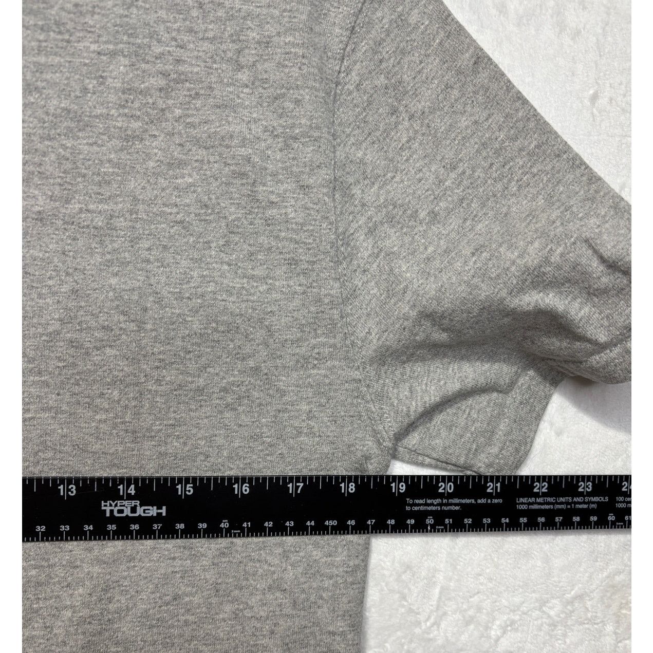 Champion CHAMPION Shirt Men's Grey Logo Short Sleeve | Medium Size US M / EU 48-50 / 2 - 6 Thumbnail