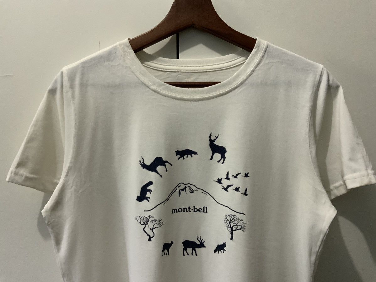 Montbell Montbell White Tee Size US L / EU 52-54 / 3 - 3 Thumbnail