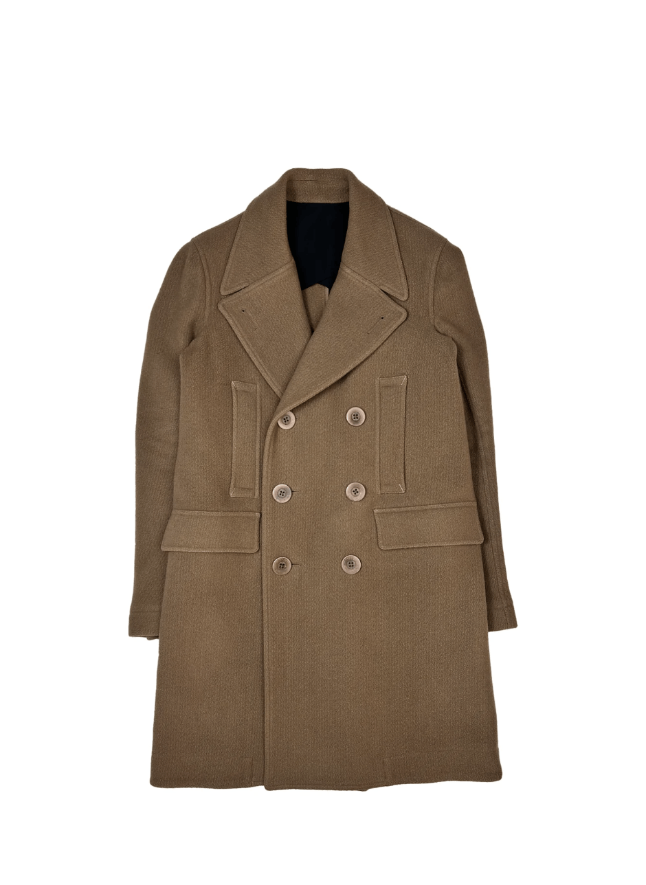 Rick Owens FW2015 Sphinx Double Breasted Coat Size US M / EU 48-50 / 2 - 1 Thumbnail