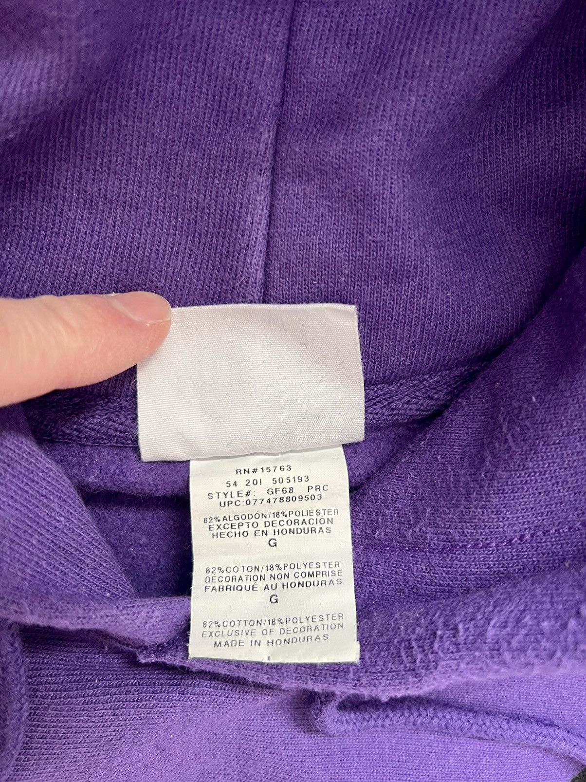 Champion Champion Super Mario Bros Hoodie Purple - Large Size US L / EU 52-54 / 3 - 8 Thumbnail