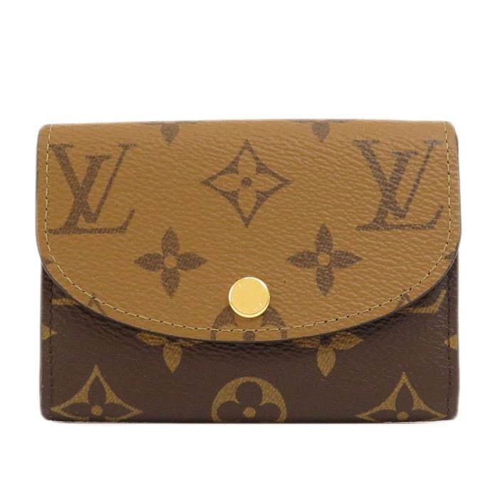 Louis Vuitton Louis Vuitton Portomone Rosali Monogram Reverse Coin Case ...