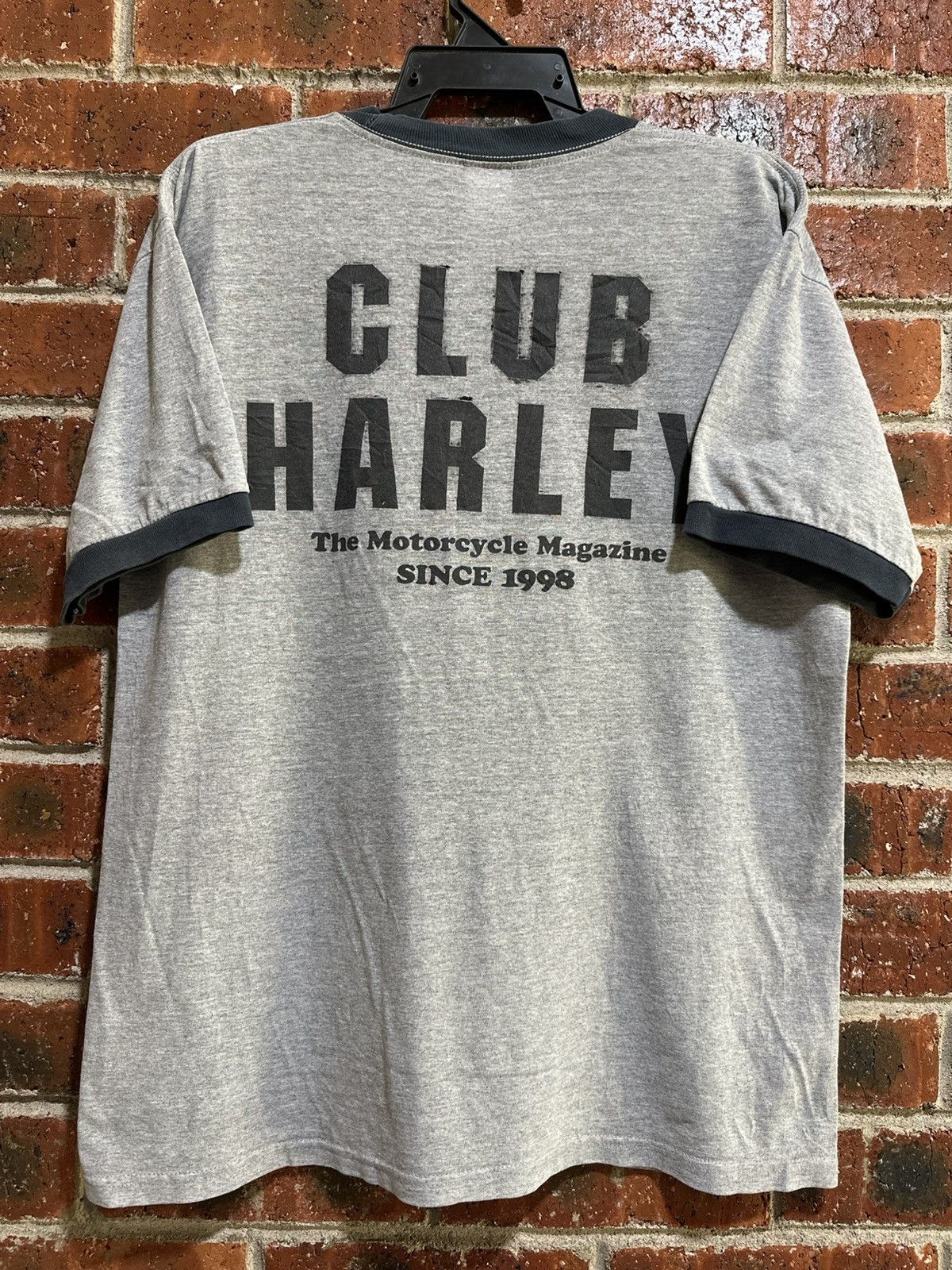 Anvil Thrashed Vintage 1998 Club Harley Ringer Faded Tee Size US L / EU 52-54 / 3 - 11 Thumbnail