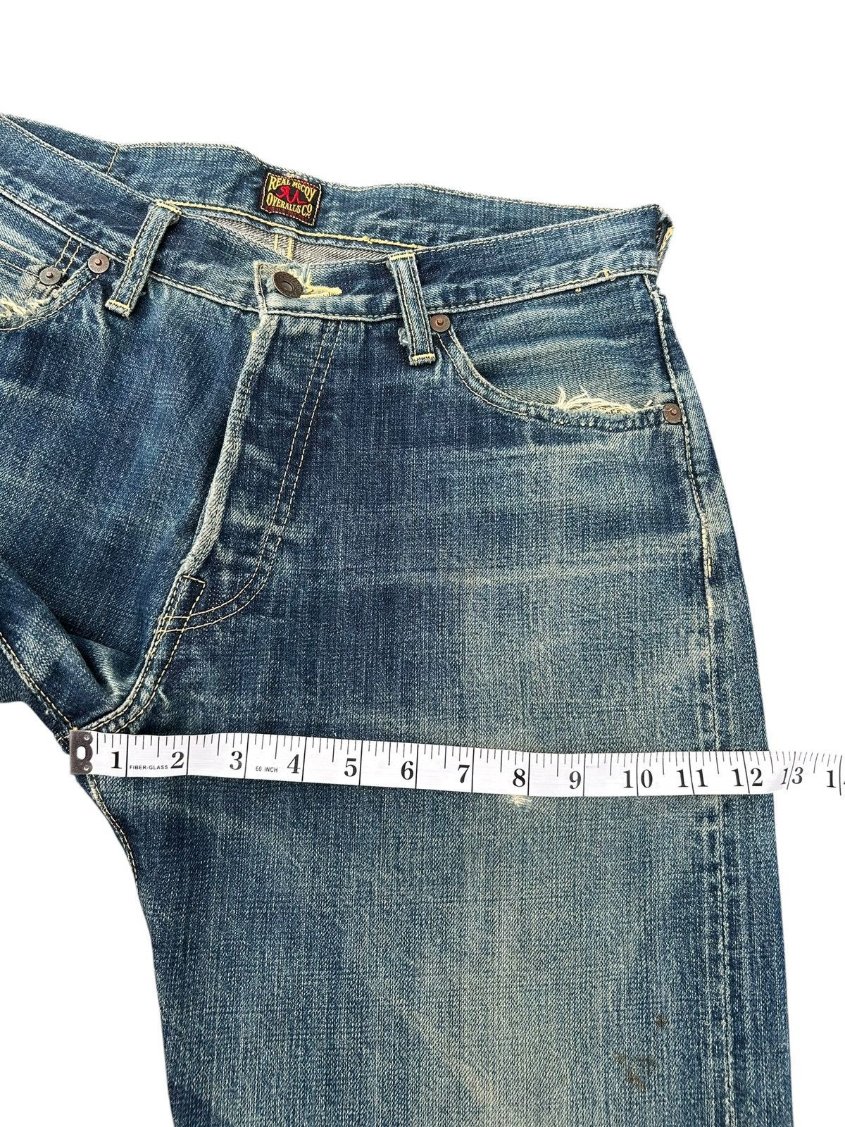 Kapital Vintage Real McCoy Selvedge Distressed Denim Jeans Size US 31 - 21 Thumbnail