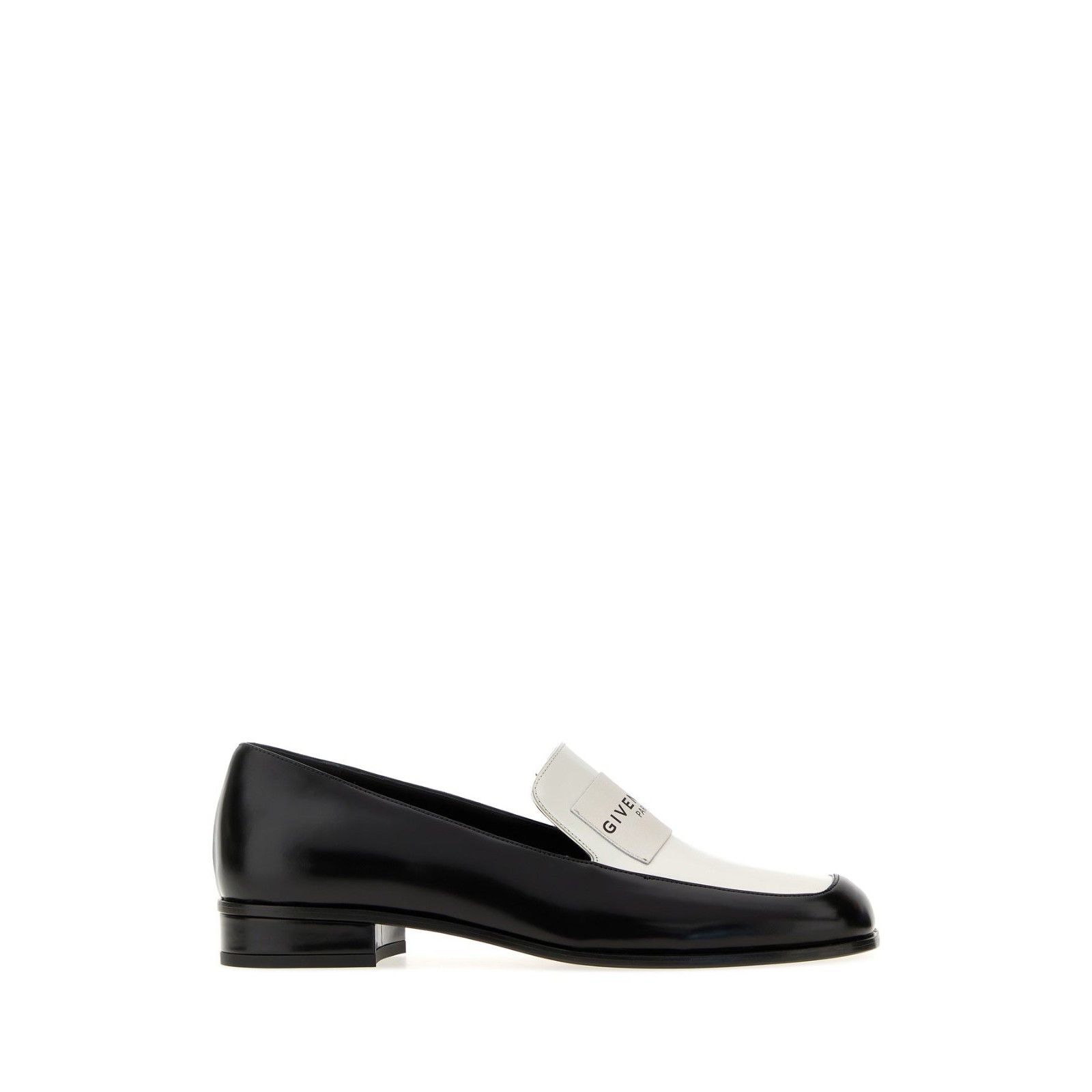 Givenchy GIVENCHY Tux Black/White Leather Loafers New & Authentic (Wo Size US 7.5 / IT 37.5 - 1 Thumbnail