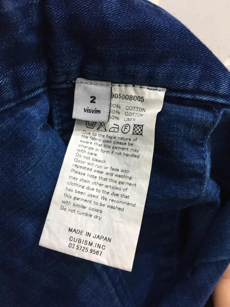 Visvim visvim size 2 14ss ICT chino slub cords blue dye slacks ca Size US 28 / EU 44 - 5 Thumbnail
