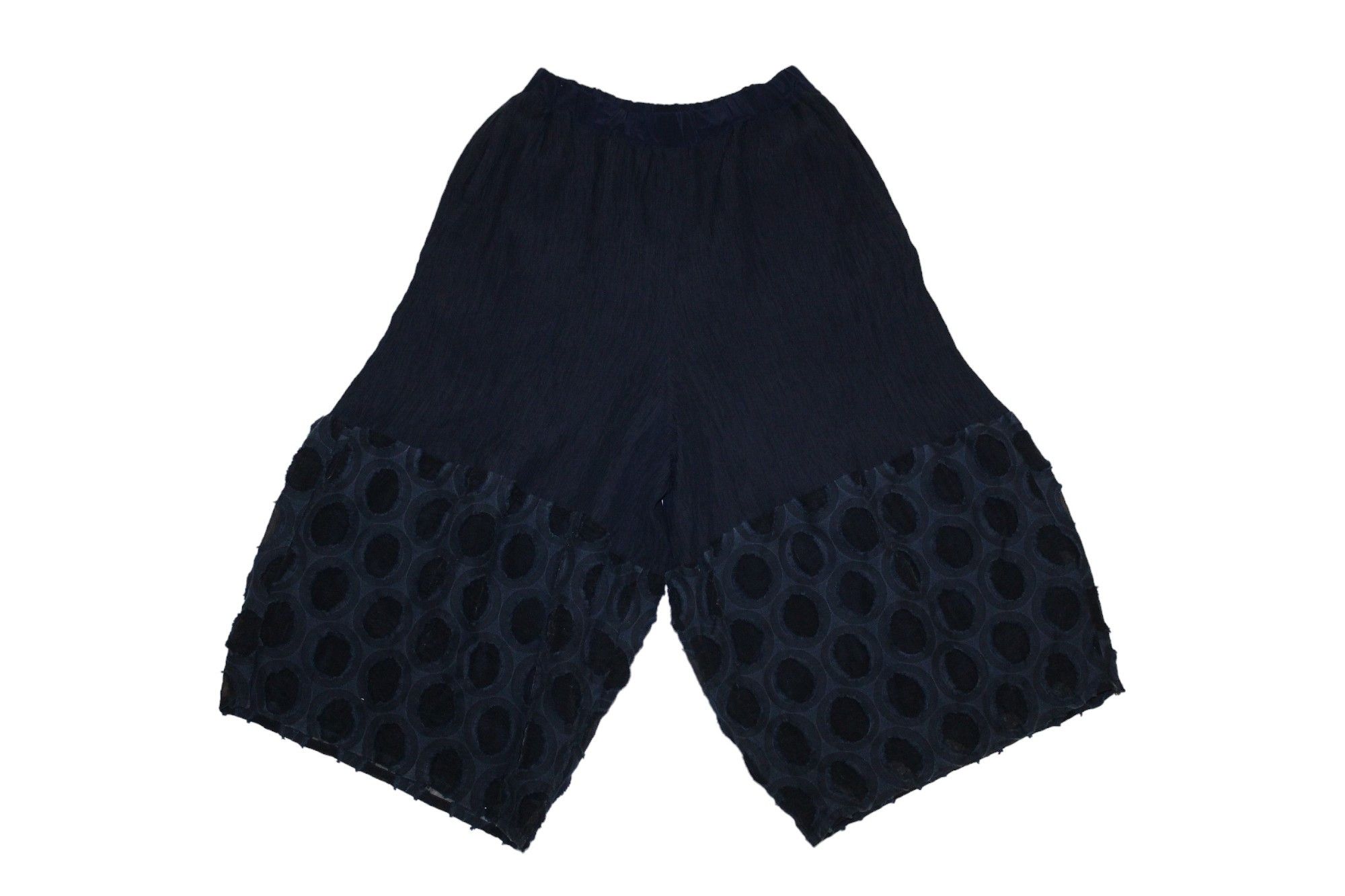 gomme GOMME by Maki Hiroshige Atelier Layered Cropped Plisse Pants Size US 32 / EU 48 - 11 Thumbnail