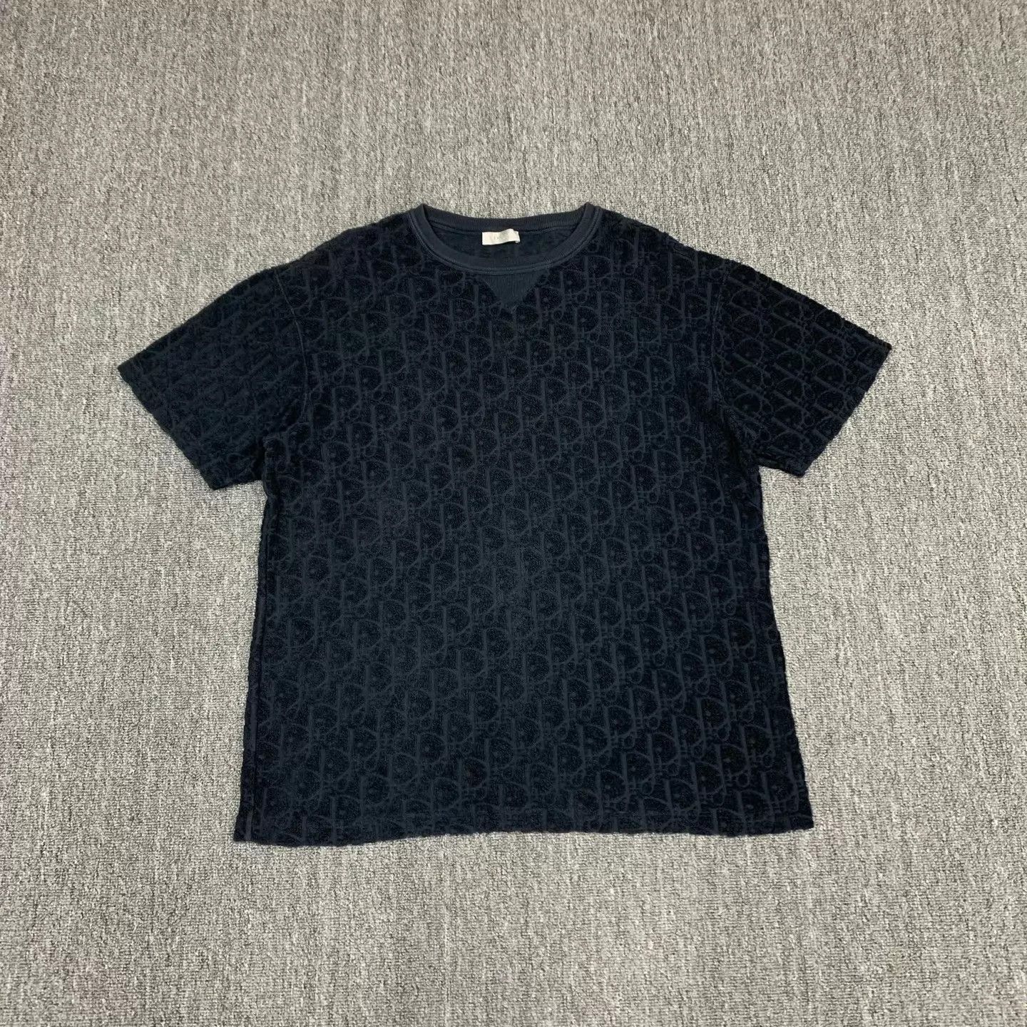 Dior Dior Oblique Print Black Short Sleeve M T-shirt Size M / US 6-8 / IT 42-44 - 1 Thumbnail