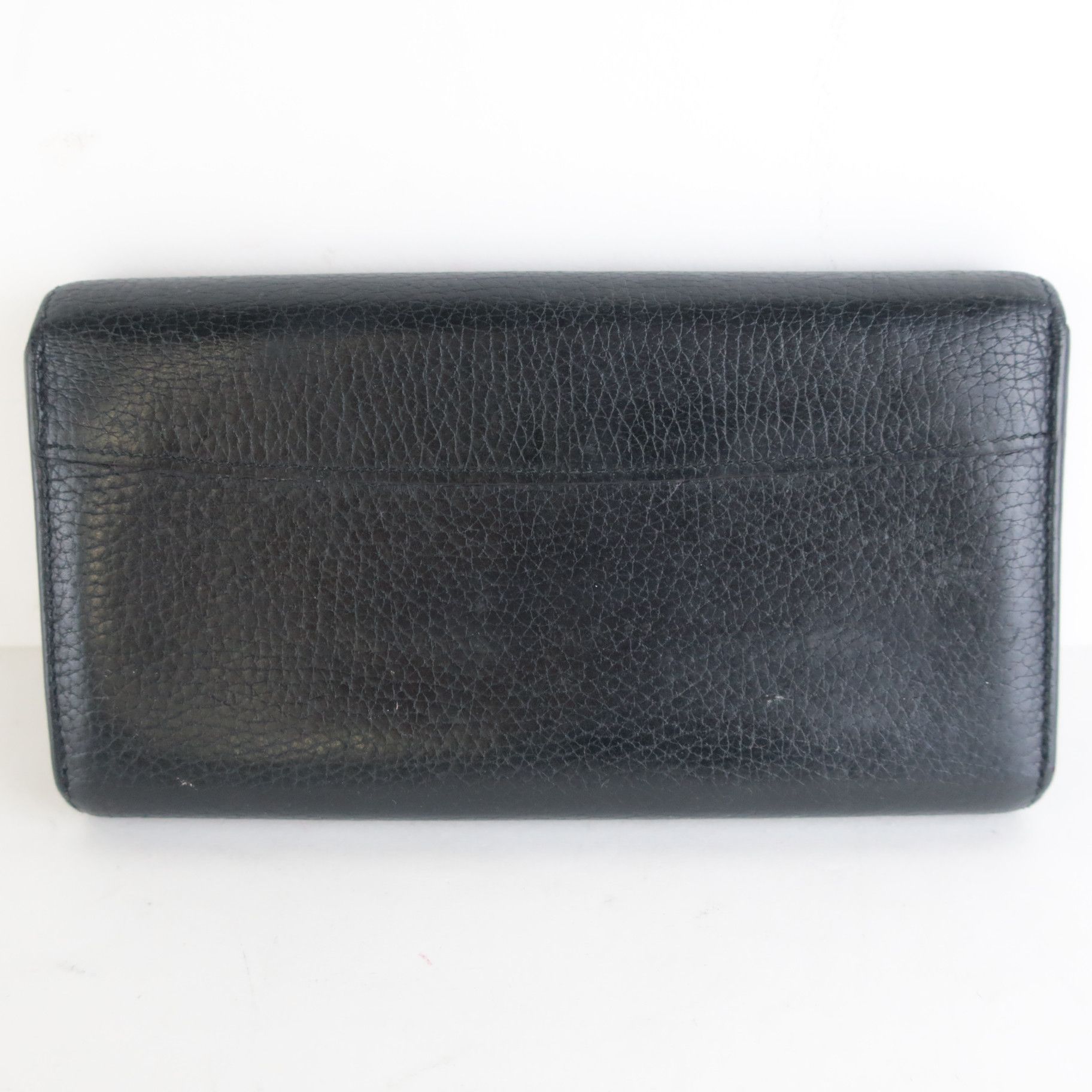 Louis Vuitton Louis Vuitton Black Taurillon Leather Capucines Wallet Size ONE SIZE - 4 Thumbnail