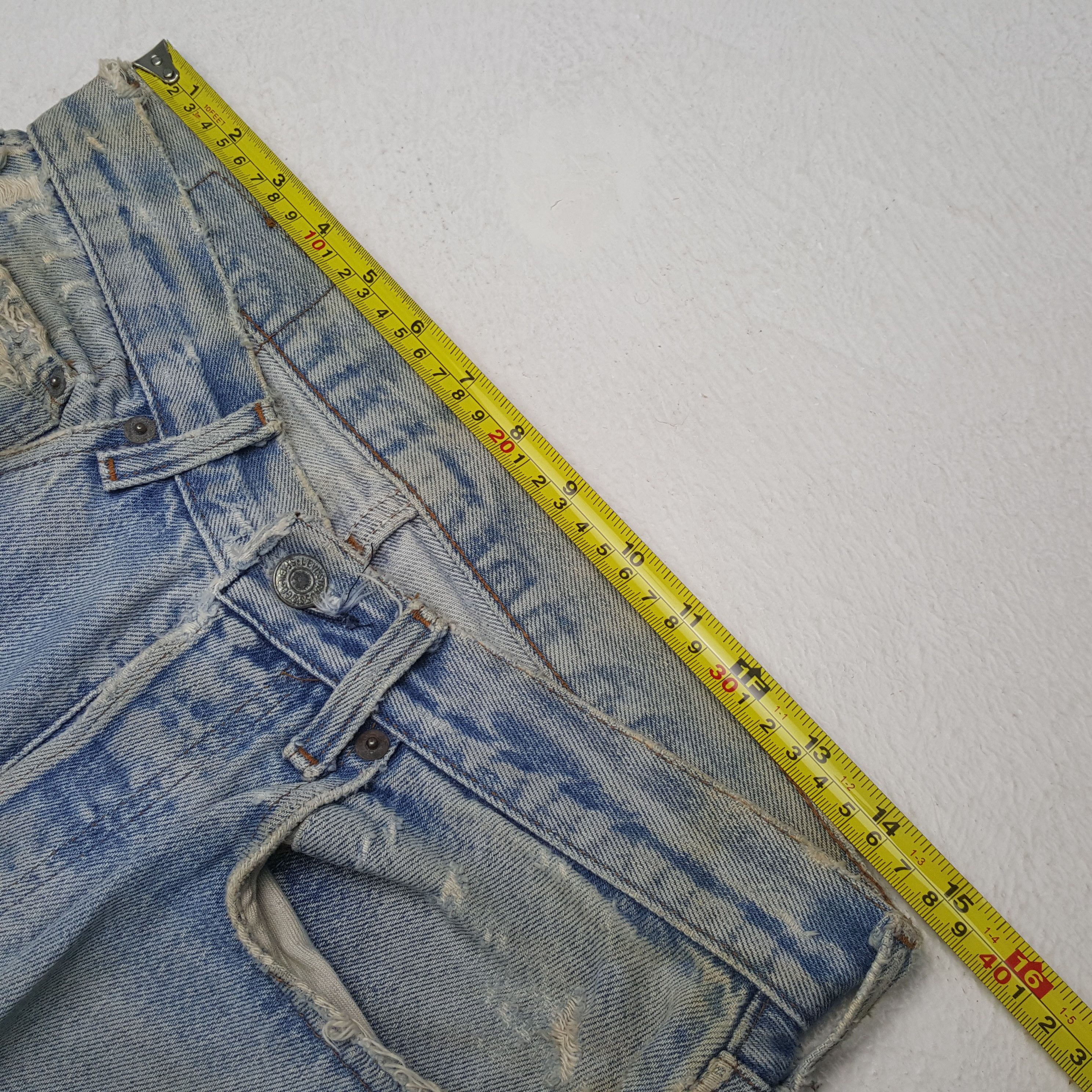 Levi's Vintage Levi's Kurt Cobain Style Distressed Jeans RR20 Size US 30 / EU 46 - 7 Thumbnail