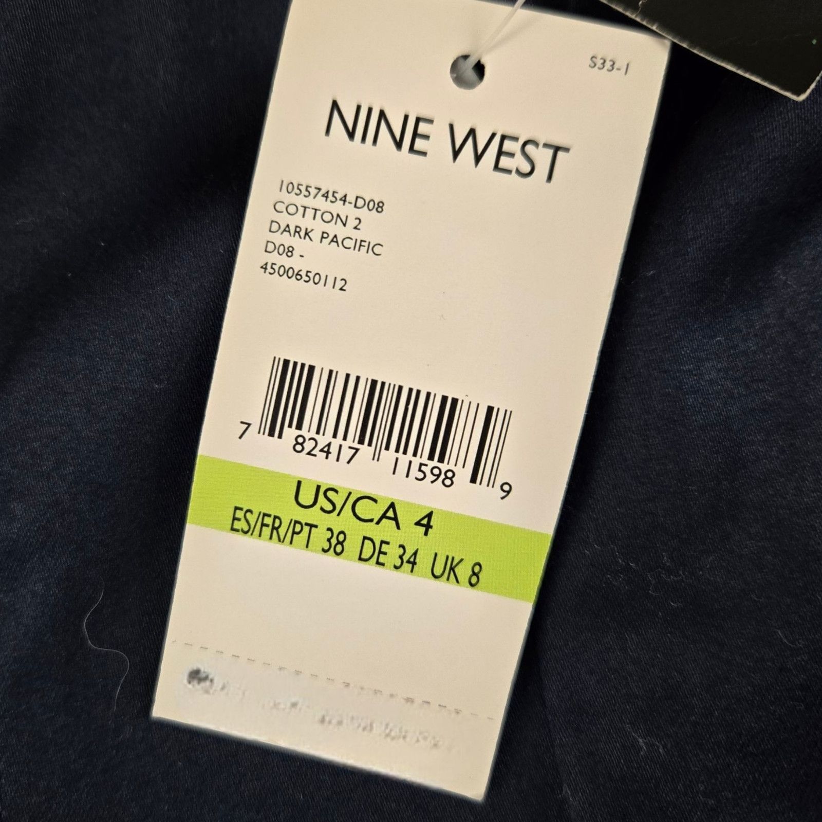 Nine West Nine West Navy Classic Fit and Flare Dress Size 4 Size S / US 4 / IT 40 - 7 Thumbnail