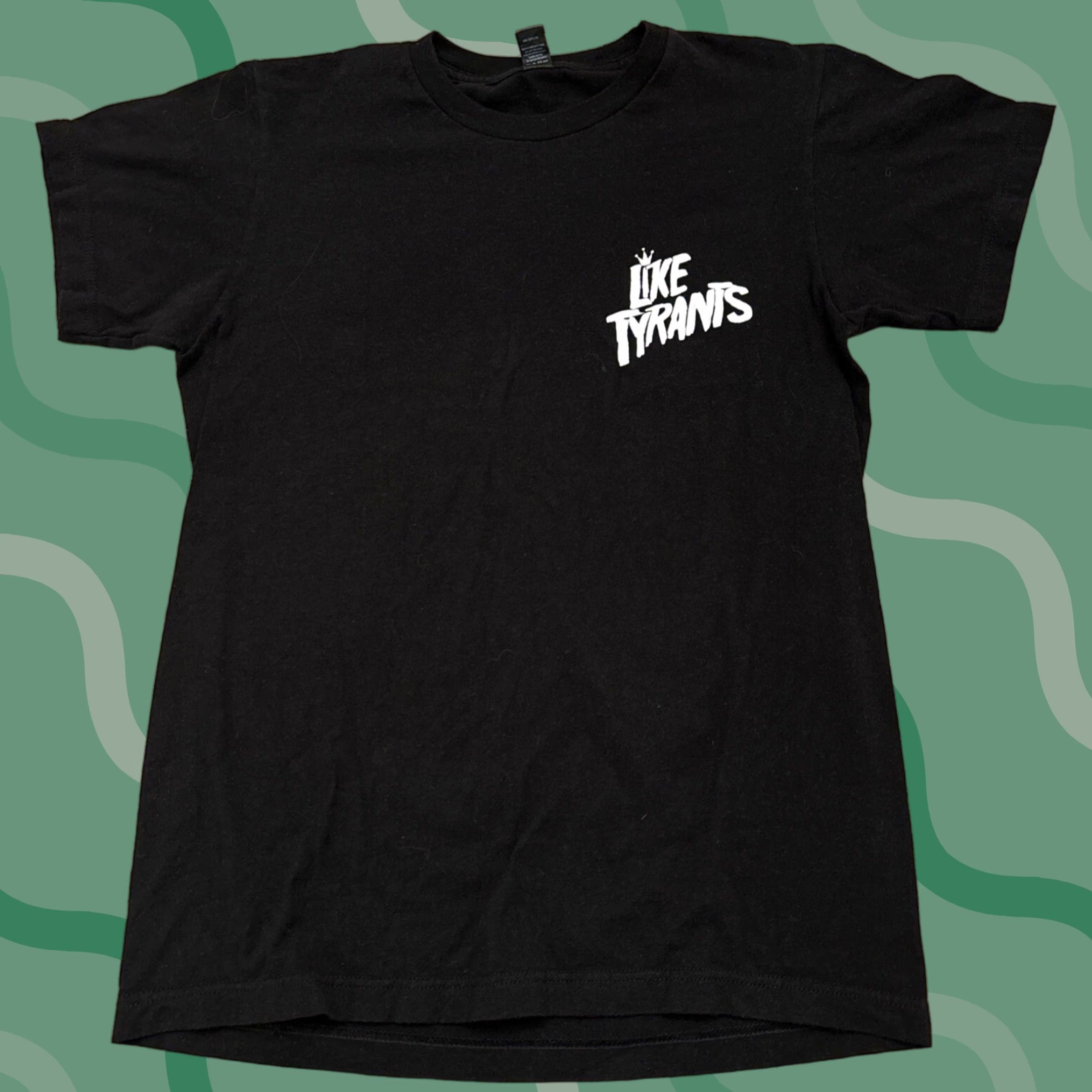 Tultex LIKE TYRANTS Rock T-Shirt, Post-Hardcore Emo, Black, Adult Small, Mens Size US S / EU 44-46 / 1 - 1 Thumbnail