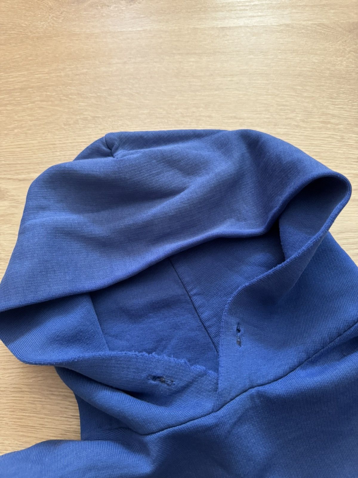 Russell Athletic Vintage 00s Russell Sunfaded y2k Thrashed Boxy Fit Hoodie Size US M / EU 48-50 / 2 - 7 Thumbnail
