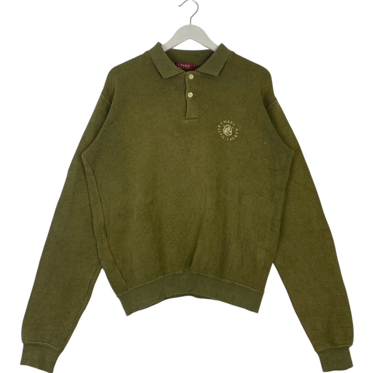 Other Vintage Chaps Ralph Lauren Embroidered Green Pullover Size S Size US S / EU 44-46 / 1 - 1 Thumbnail