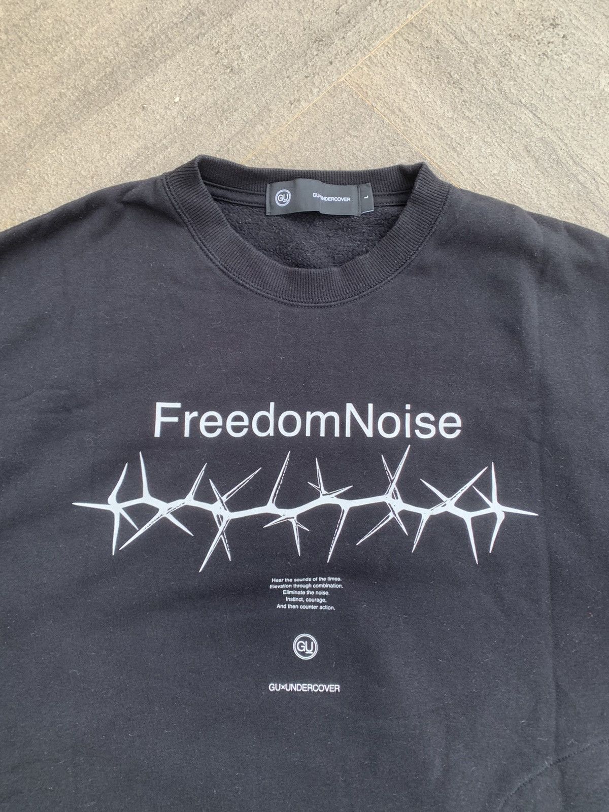 GU × Undercover Gu & Undercover Freedom Noise Sweatshirt Size US L / EU 52-54 / 3 - 2 Thumbnail