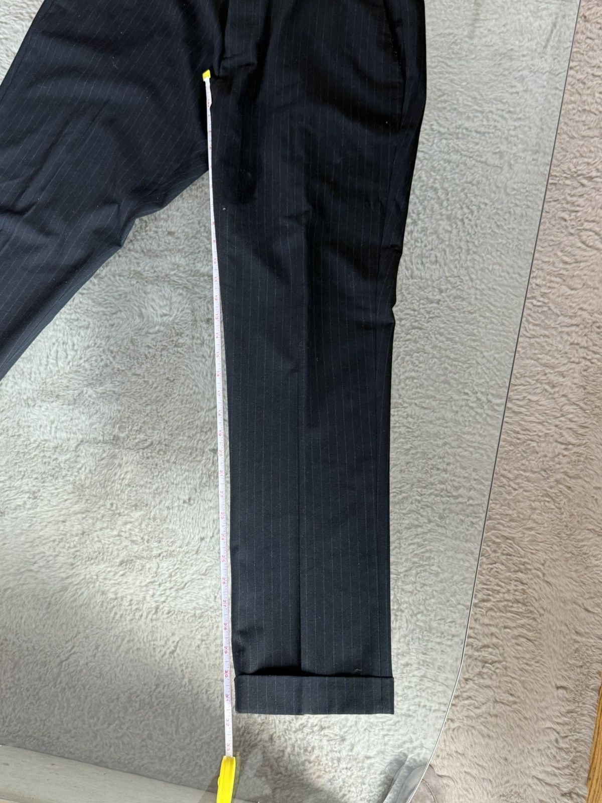 Allsaints Allsaints Black Pinstriped Trouser Size 40R - 4 Thumbnail