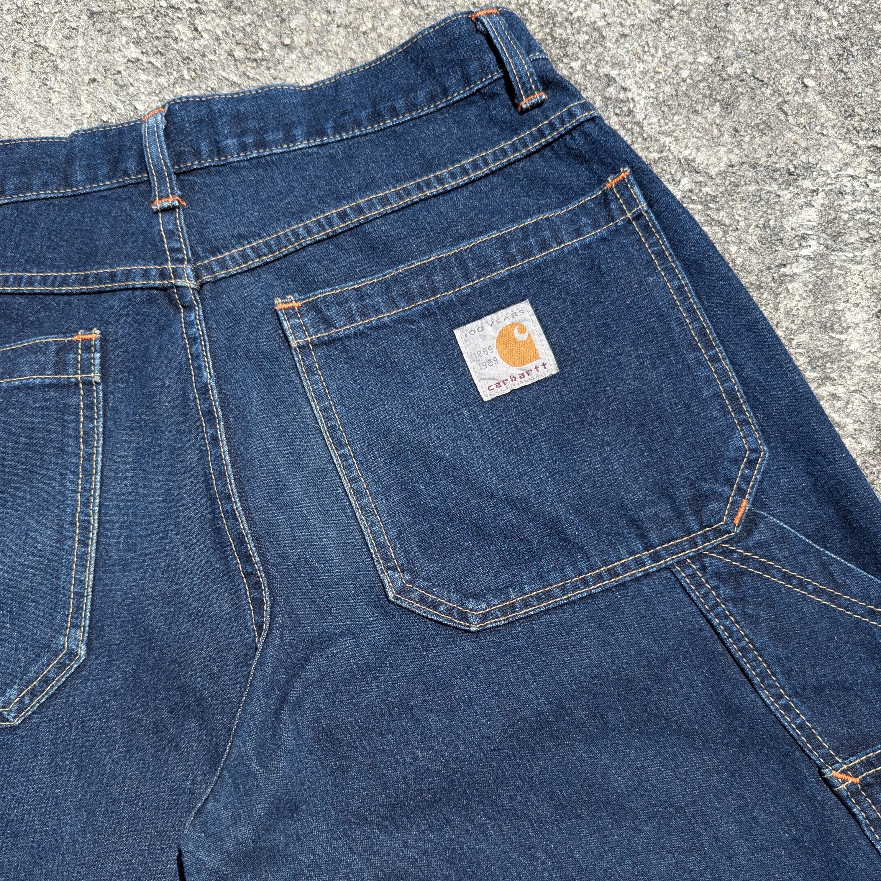 Carhartt × Carhartt Wip × Vintage Vintage Carhartt 100 Years Anniversary Carpenter denim pants Size US 32 / EU 48 - 3 Thumbnail