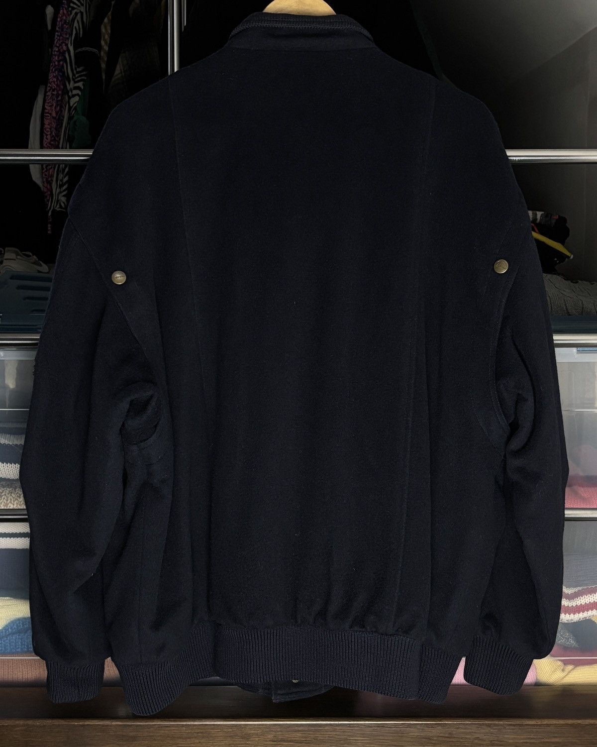 Bogner Vintage Bogner Wool Angora Boxy Bomber Jacket Size US L / EU 52-54 / 3 - 8 Thumbnail
