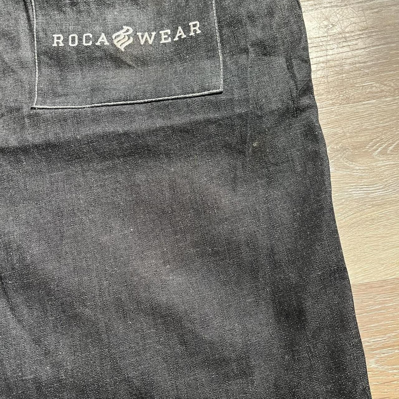 Rocawear vintage baggy black rocawear cargo jorts Size US 36 / EU 52 - 7 Thumbnail