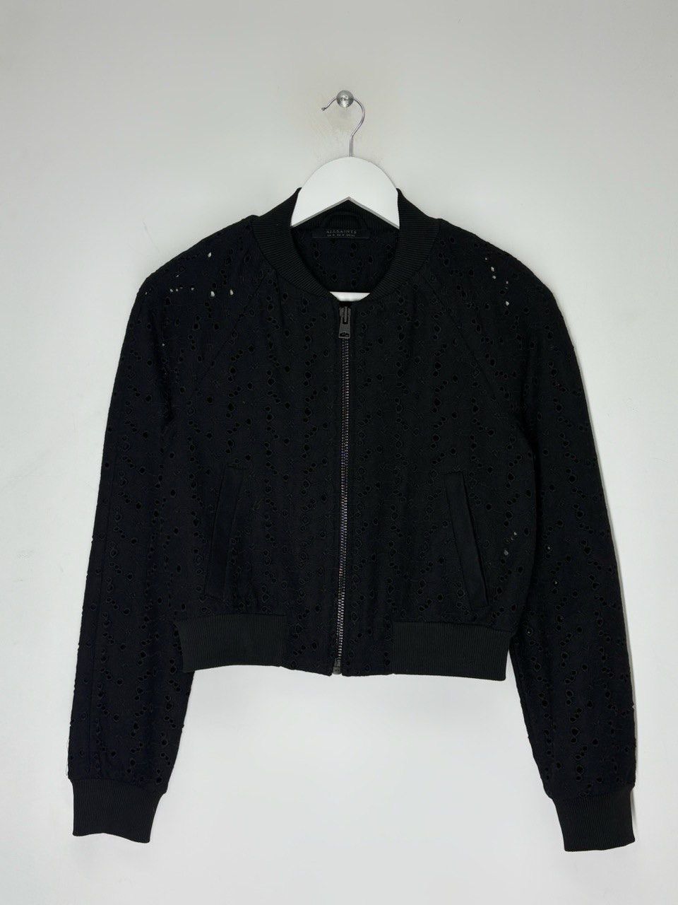 Allsaints All Saints Baine Wool Bomber Jacket Women’s Size S / US 4 / IT 40 - 2 Thumbnail