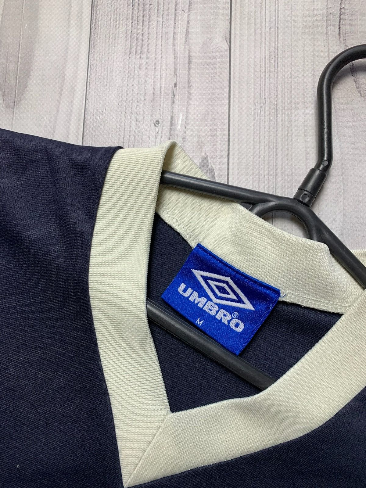 Umbro Vintage Umbro soccer jersey size M monogram Size US M / EU 48-50 / 2 - 3 Thumbnail
