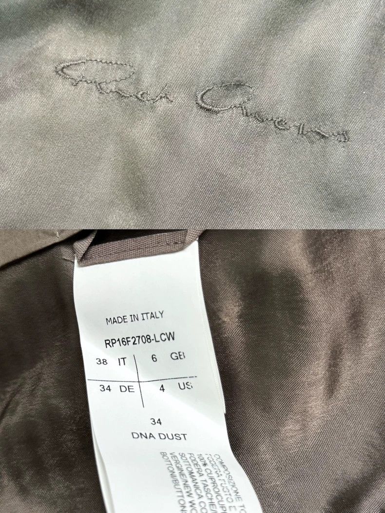 Rick Owens Rick owens size 4 Rubbish hard cowhide jacket Size M / US 6-8 / IT 42-44 - 9 Thumbnail