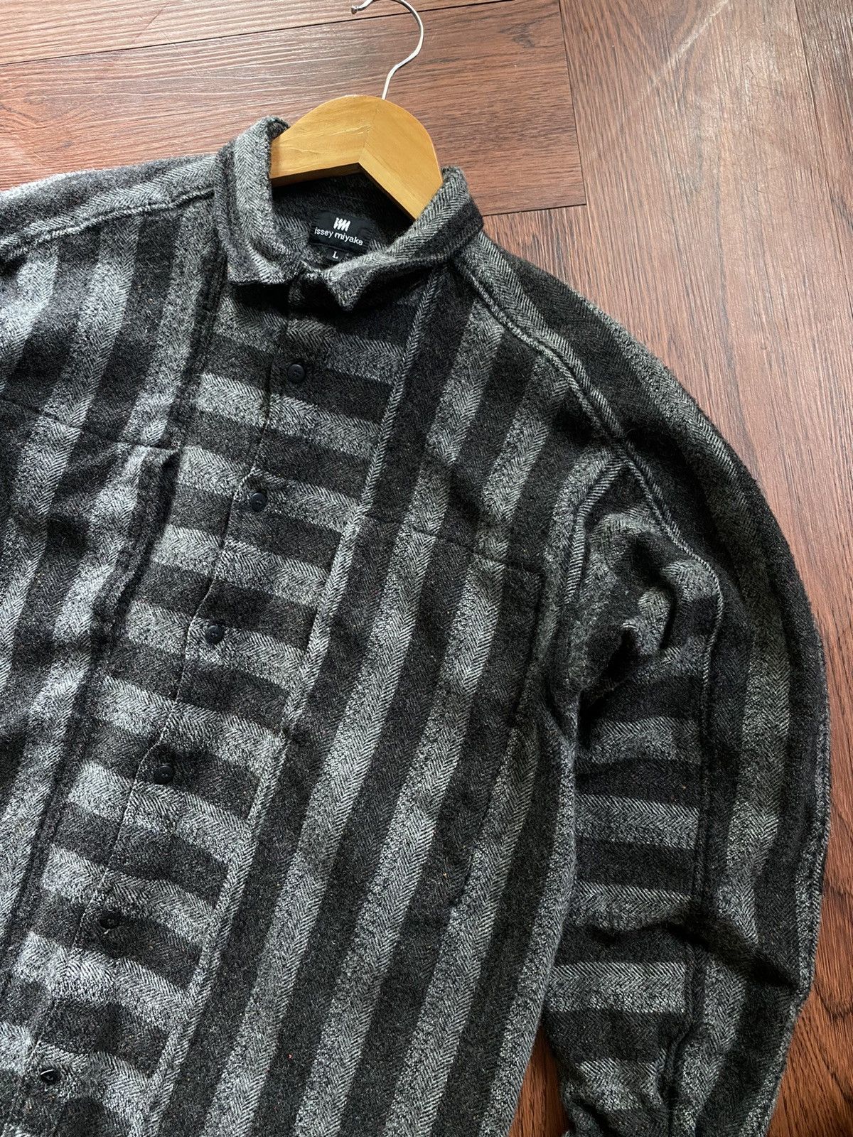 Issey Miyake Vintage Issey Miyake Wool Plaid Size US M / EU 48-50 / 2 - 2 Thumbnail