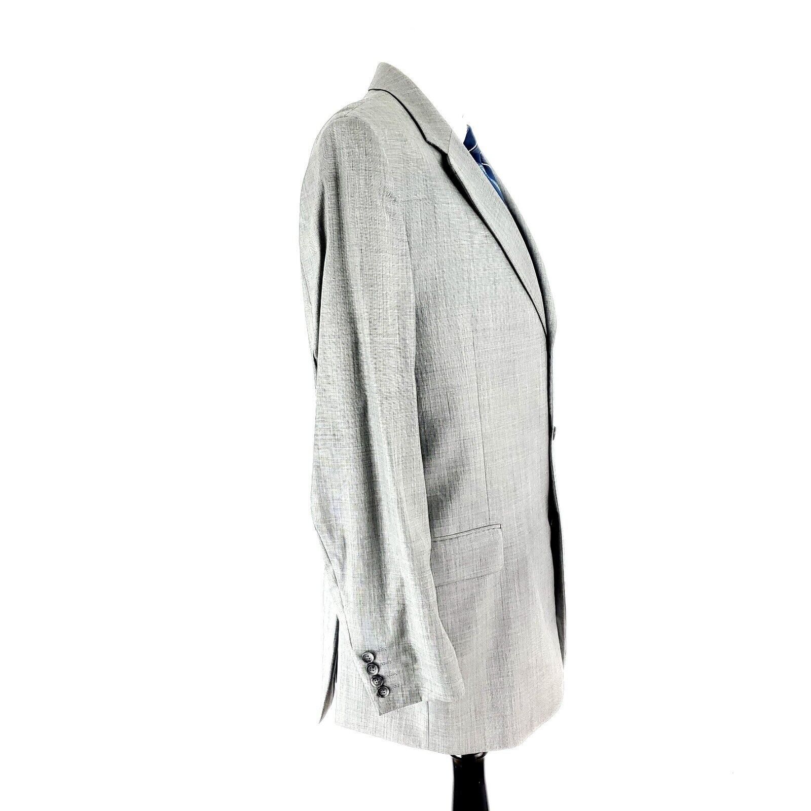 Jack Victor Jack Victor Collection Vitale CT 110s Wool 3 Button Blazer Size 42L - 6 Thumbnail