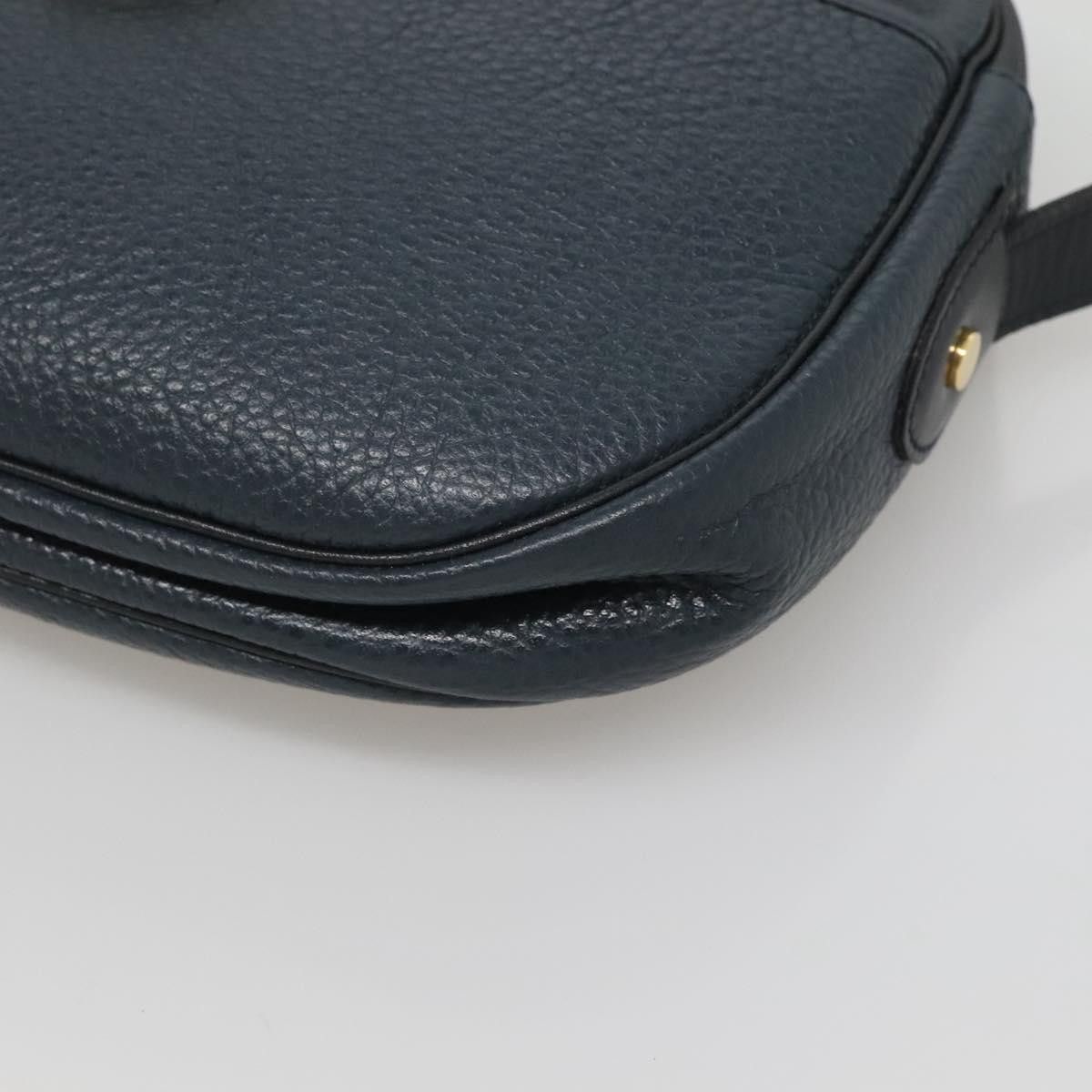 Dior DIOR Shoulder Bag Leather Navy Gold Size ONE SIZE - 9 Thumbnail