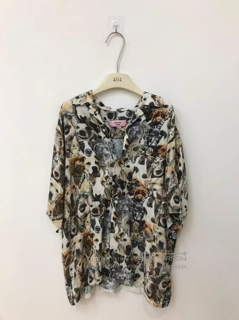 Martine Rose Martine Rose Dog short-sleeved shirt Hawaiian shirt Size US L / EU 52-54 / 3 - 2 Thumbnail