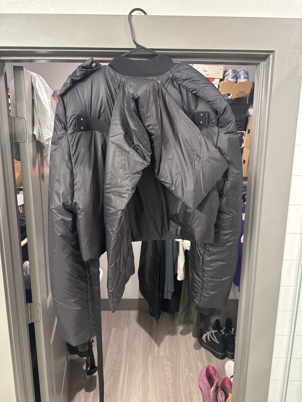 Rick Owens Drkshdw Rick Owens DRKSHDW Convertible Jacket Size US XL / EU 56 / 4 - 5 Thumbnail