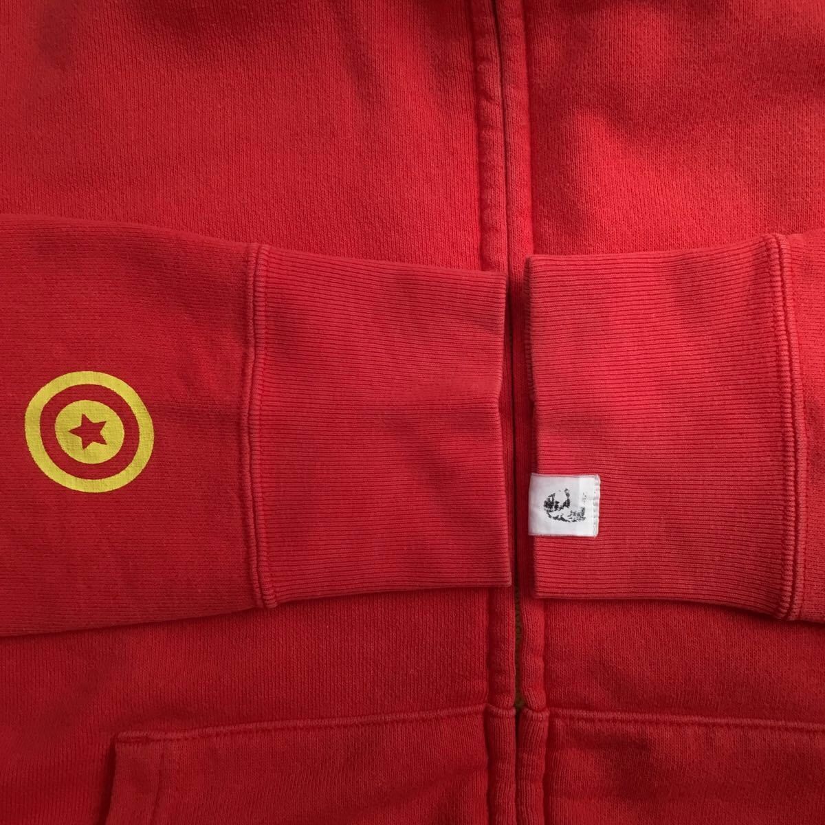 Bape × Nigo 2010 BAPE Neon shark full zip hoodie red a bathing ape NIGO Size US S / EU 44-46 / 1 - 7 Thumbnail