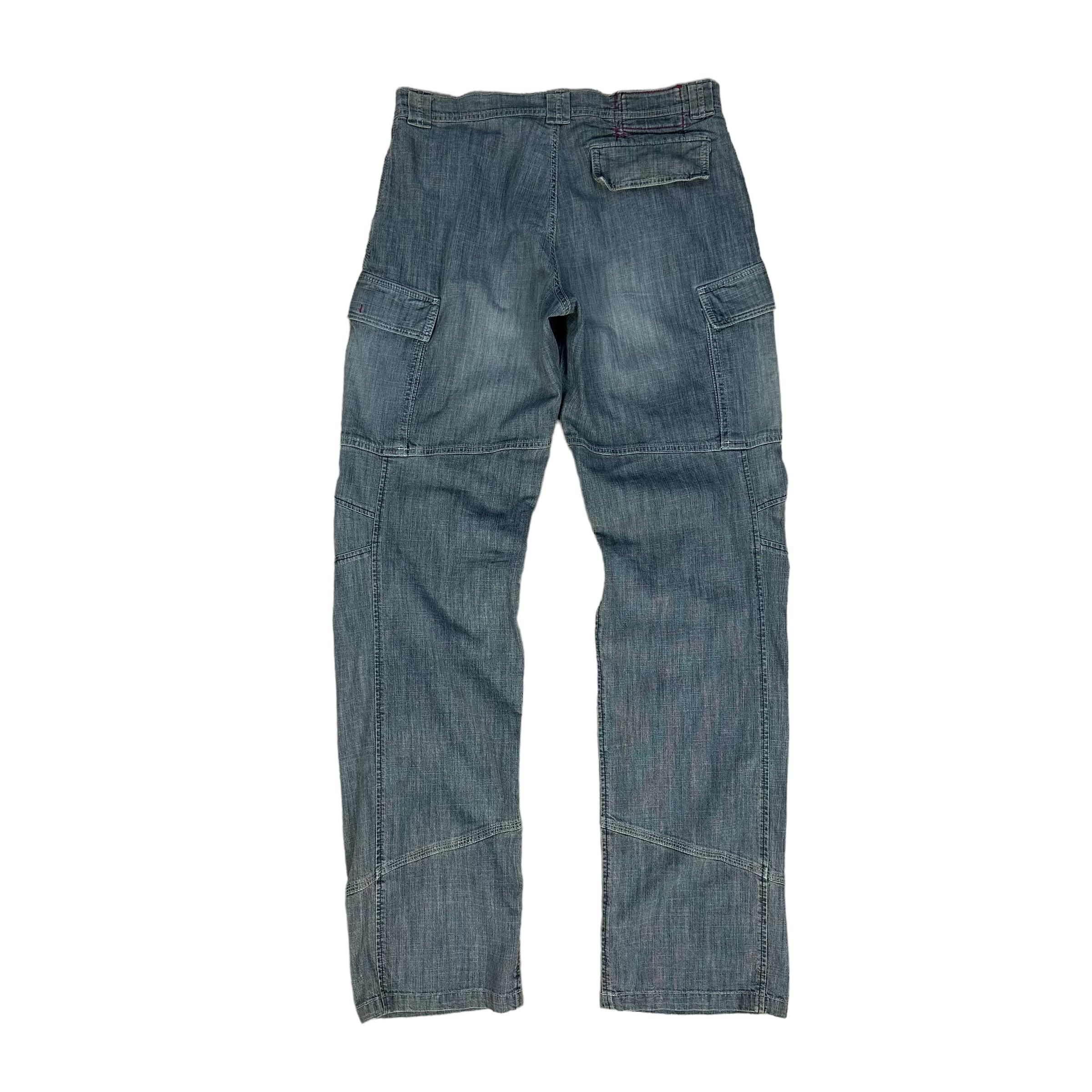 Marithe + Francois Girbaud Marithe Francois Girbaud 6 Pocket Denim Cargo Pant #8217-207 Size US 33 - 9 Thumbnail