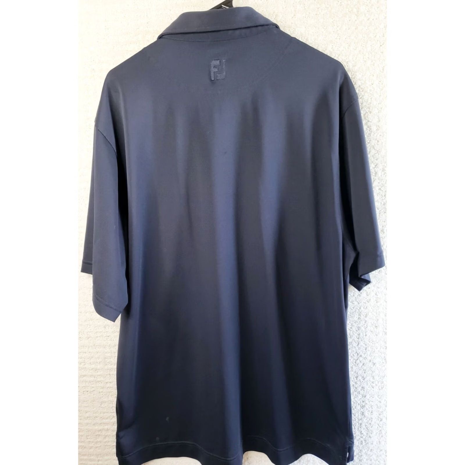 Footjoy FOOTJOY Men's L Black Golf Polo Shirt Stretch Size US L / EU 52-54 / 3 - 6 Thumbnail