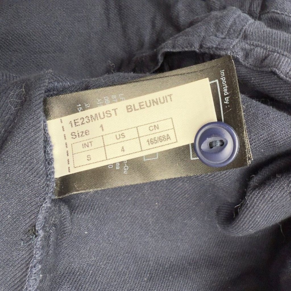 ba&sh BA&SH Mustang Night Blue Navy Paperbag Shorts sz 1 / S Size 24" / US 00 / IT 34 - 8 Thumbnail