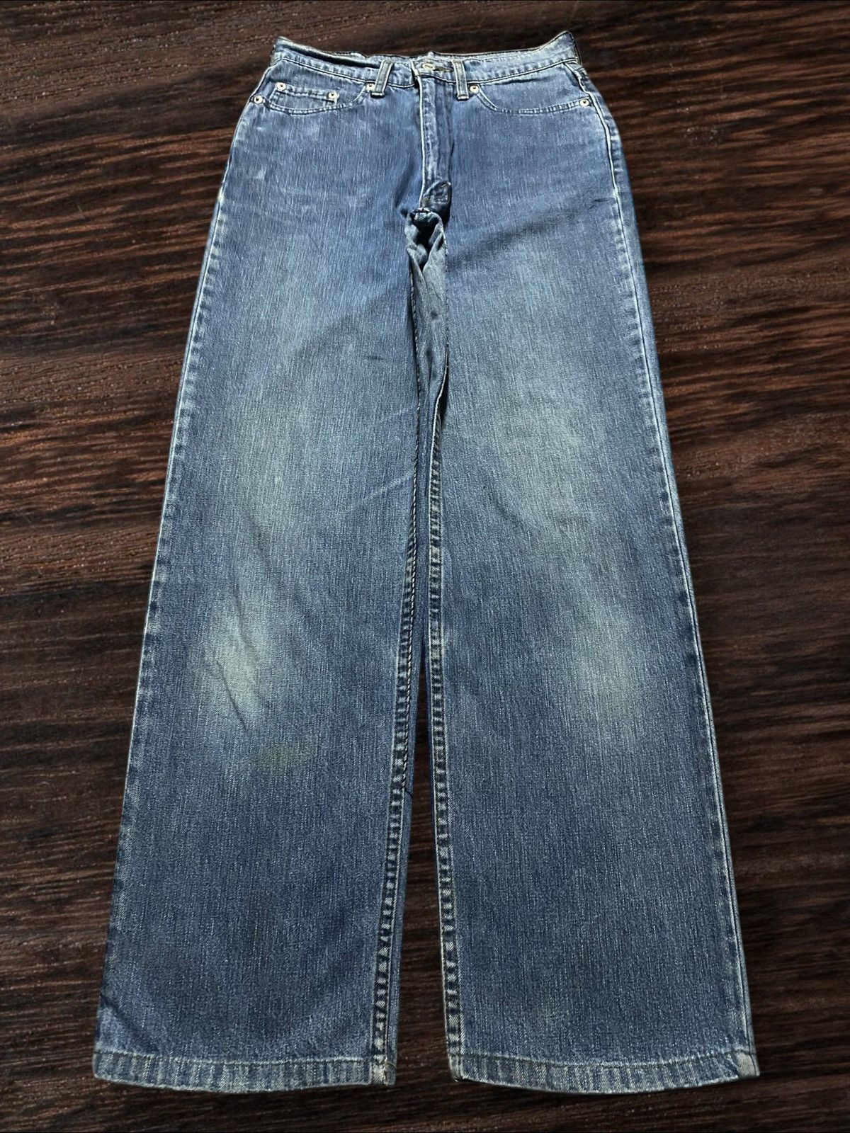 Vintage Levis 509 Japan White Tab Distressed Loose Jeans
