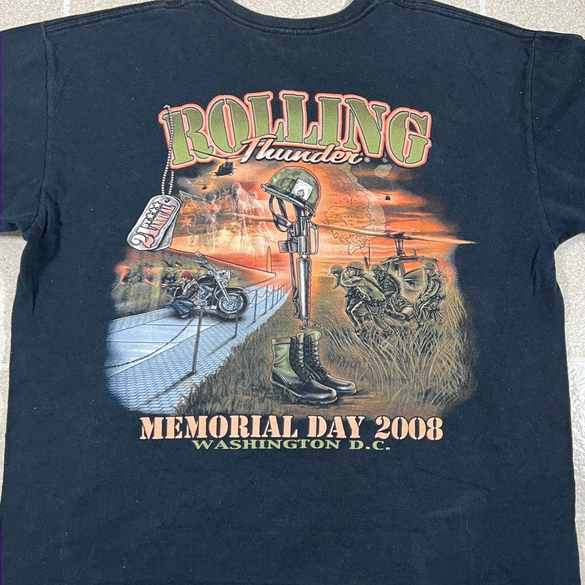 Other Vintage Y2K Memorial Rolling Thunder POW MIA Tshirt sz L Size US L / EU 52-54 / 3 - 2 Thumbnail