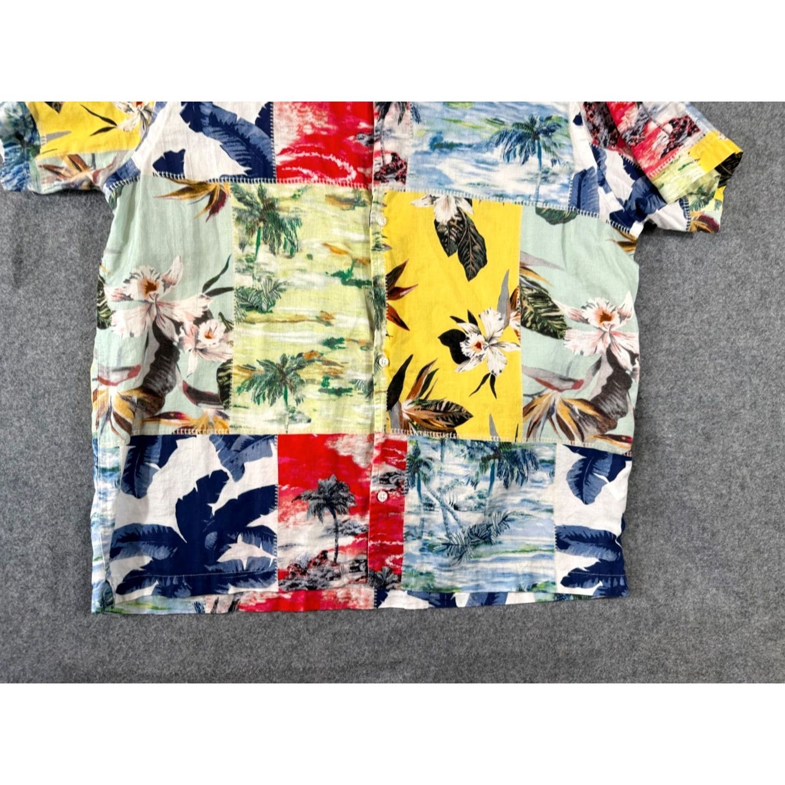 Cremieux Cremieux Collection Hawaiian Shirt Mens XL Multicolor Floral Tropical Button Up Short Sleeve Size US XL / EU 56 / 4 - 4 Thumbnail