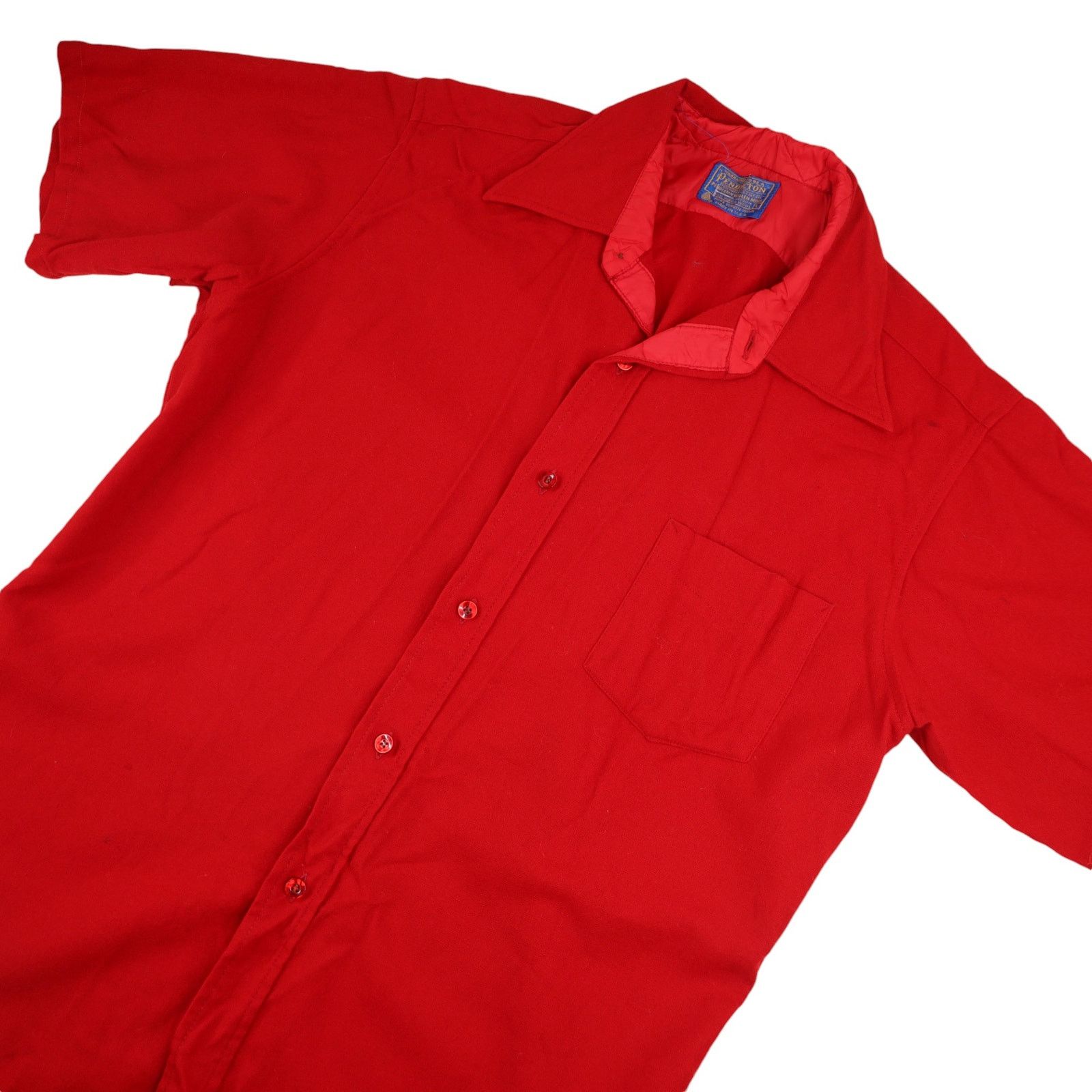 Pendleton × Vintage Vintage Pendleton %100 Virgin Wool Button Up Shirt Size US L / EU 52-54 / 3 - 2 Thumbnail