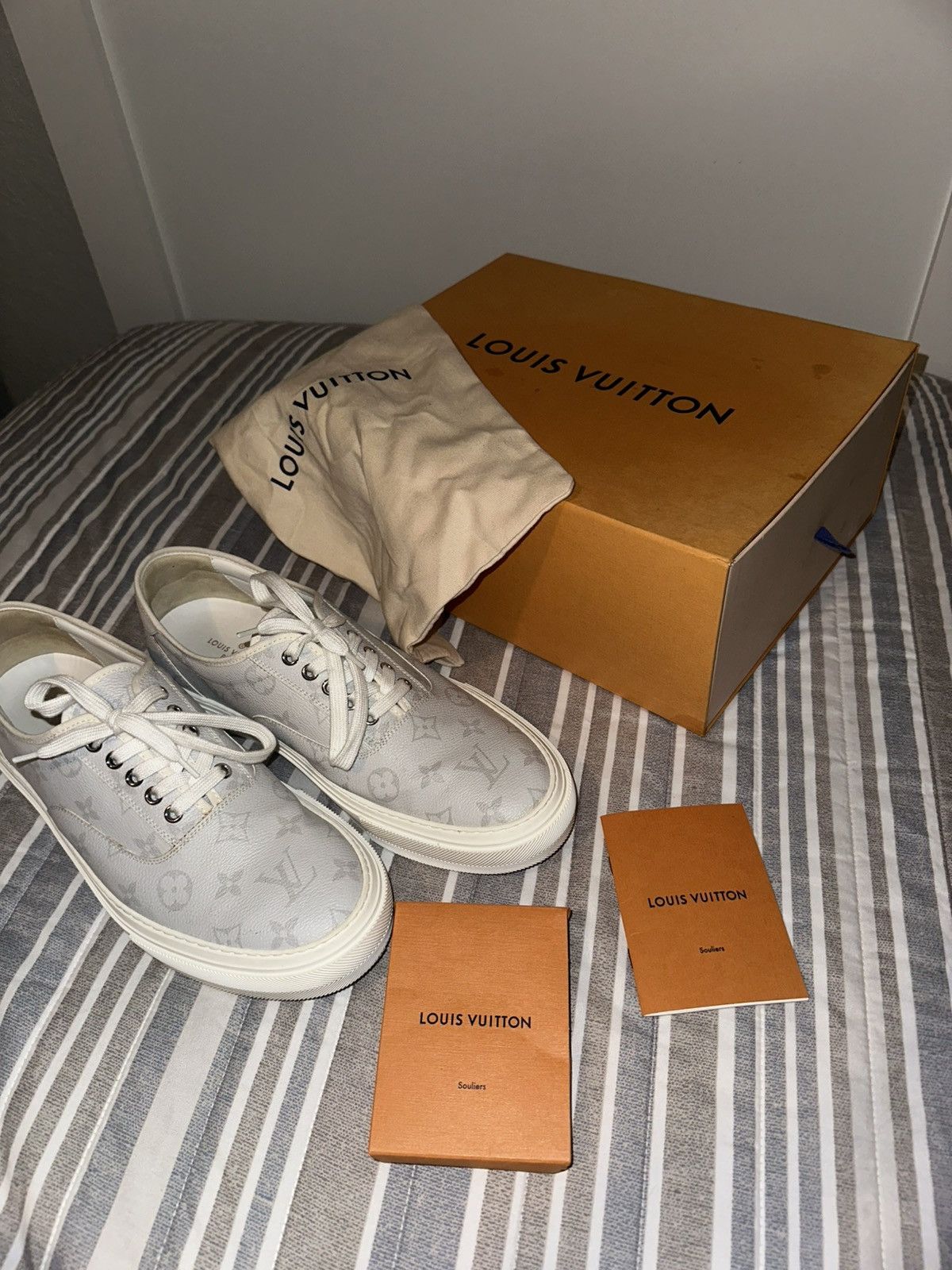 Louis Vuitton Louis Vuitton Trocadero Sneakers Size US 11 / EU 44 - 14 Thumbnail