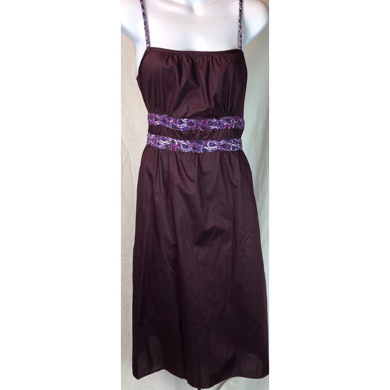Old Navy VINTAGE Old Navy Midi Slip Dress M Purple 90s Y2K Whimsigoth Beac h Gothic Coquette 2000s? Size M / US 6-8 / IT 42-44 - 2 Thumbnail