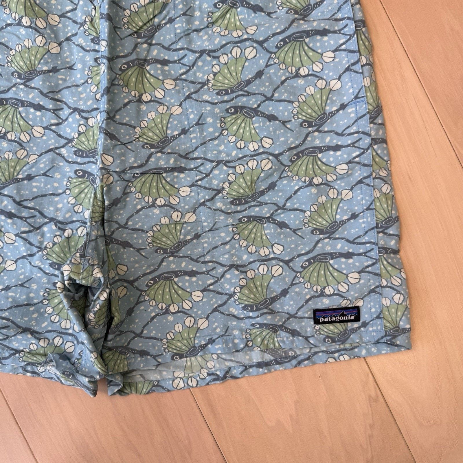 Patagonia Patagonia Baggies Large Blue Lined Shorts Lined 6" Inseam Size US 34 / EU 50 - 4 Thumbnail