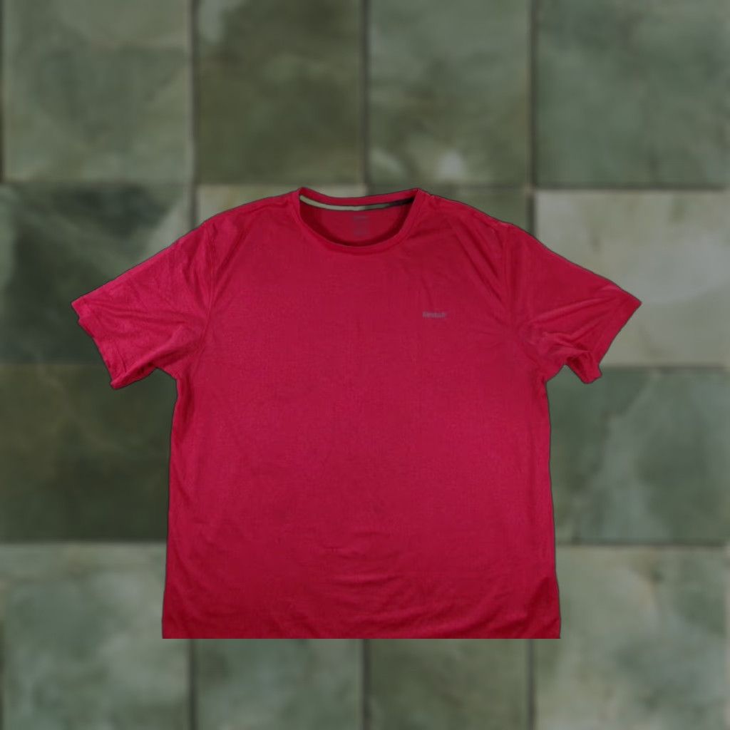 Reebok Reebok Shirt Men 3XL Red Athletic Logo Workout Gym Casual Short Sleeve Shirt Size US XXL / EU 58 / 5 - 1 Thumbnail