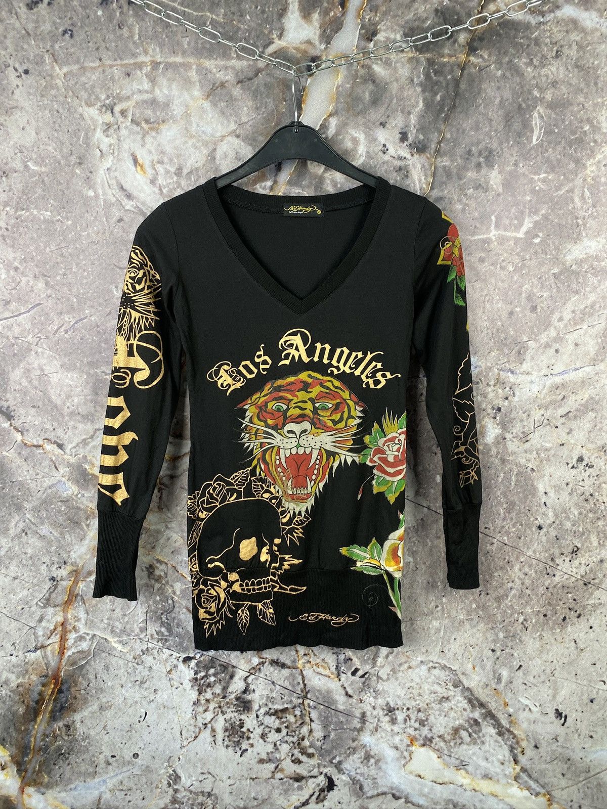 Other Women’s Ed Hardy Los Angeles Long Sleeve T-Shirt Size Small Size S / US 4 / IT 40 - 1 Thumbnail