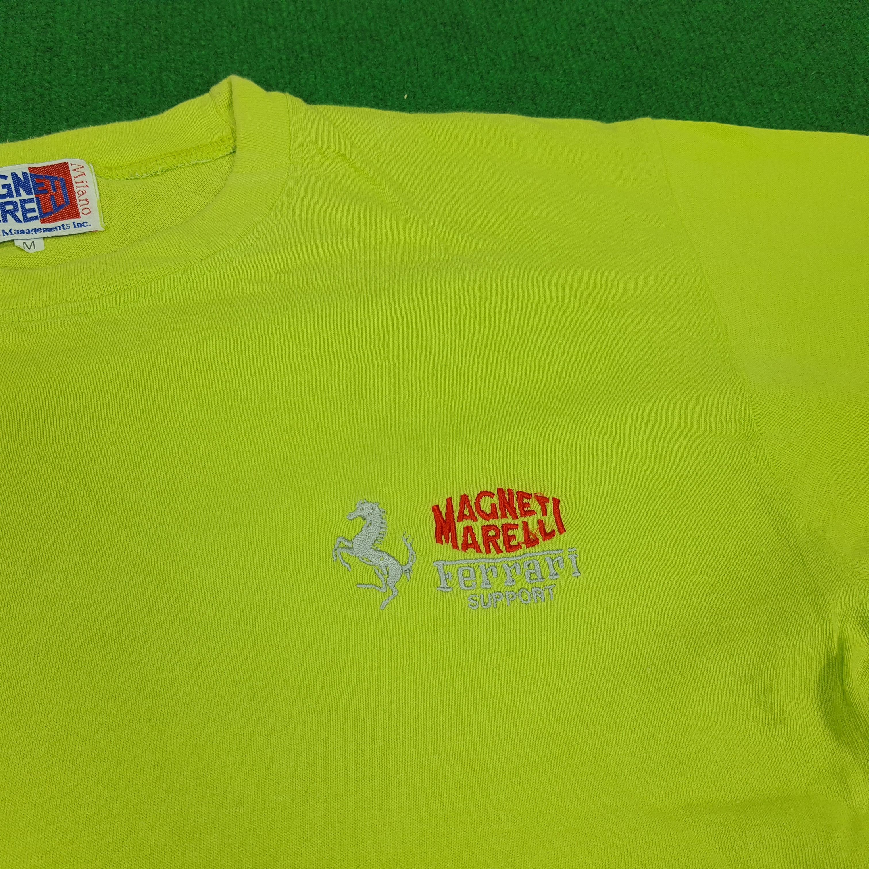 Ferrari × Vintage Vintage Ferrari Support Magneti Marelli Tshirt Size US L / EU 52-54 / 3 - 2 Thumbnail