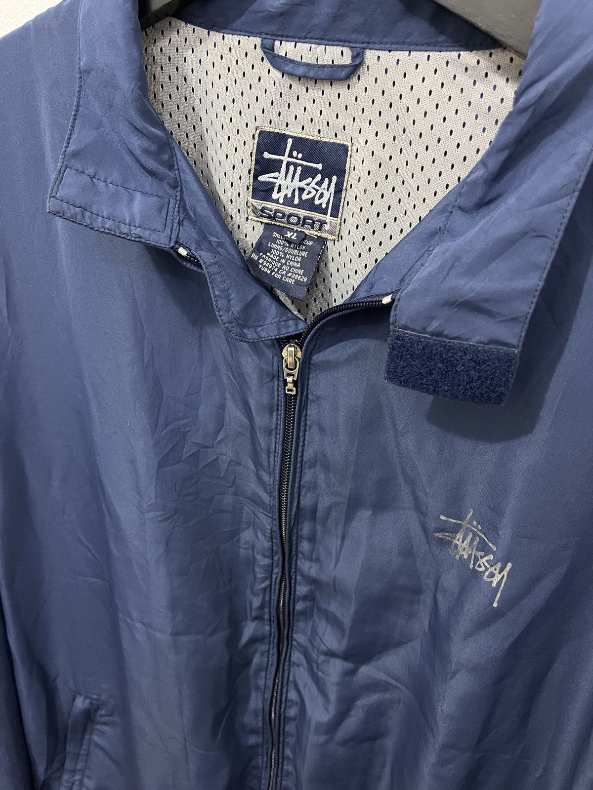 Stussy Vintage 90s Stussy Sport Reflective track jacket Size US XL / EU 56 / 4 - 3 Thumbnail